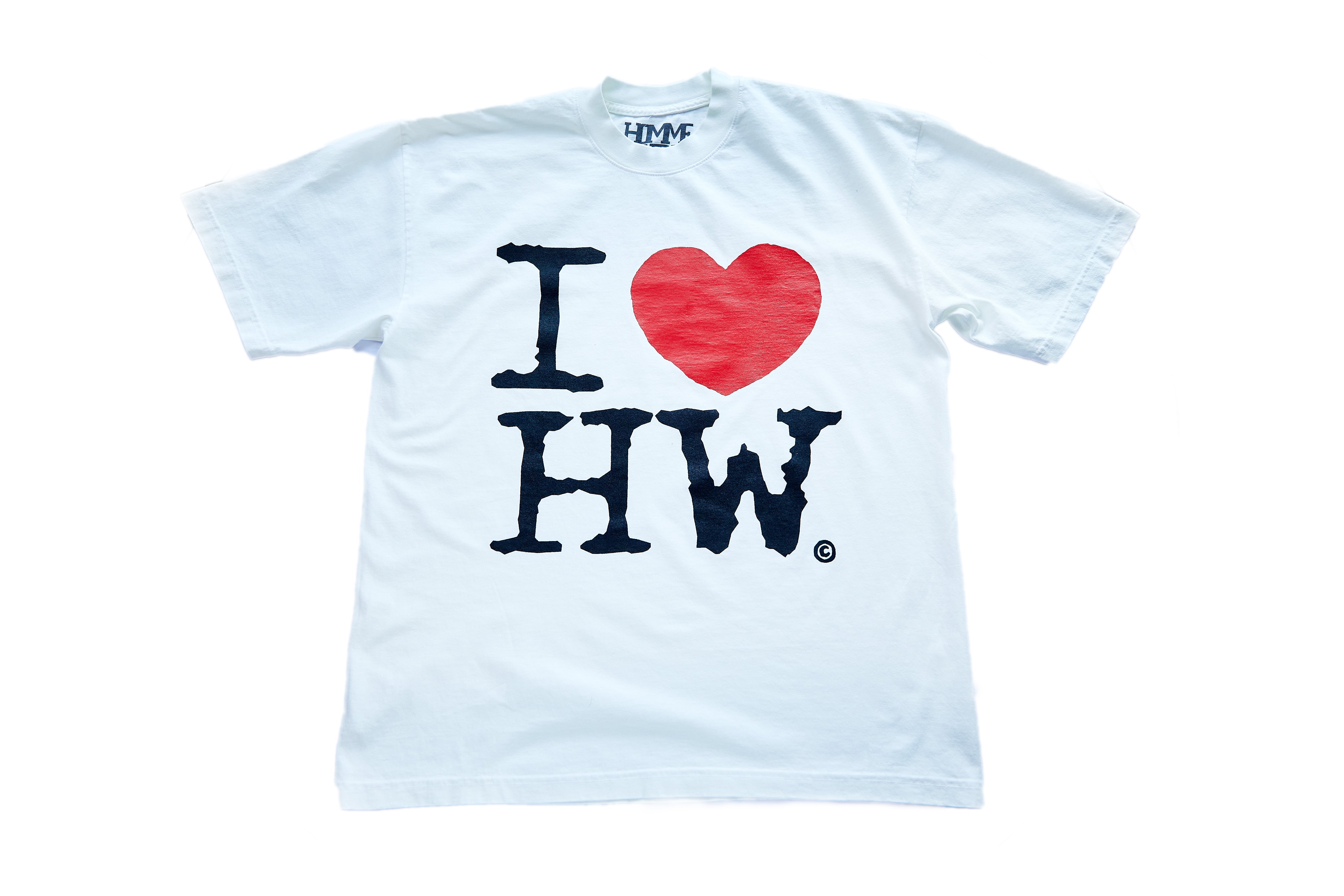 I Love HW Tee (White) – HOMMEWRK
