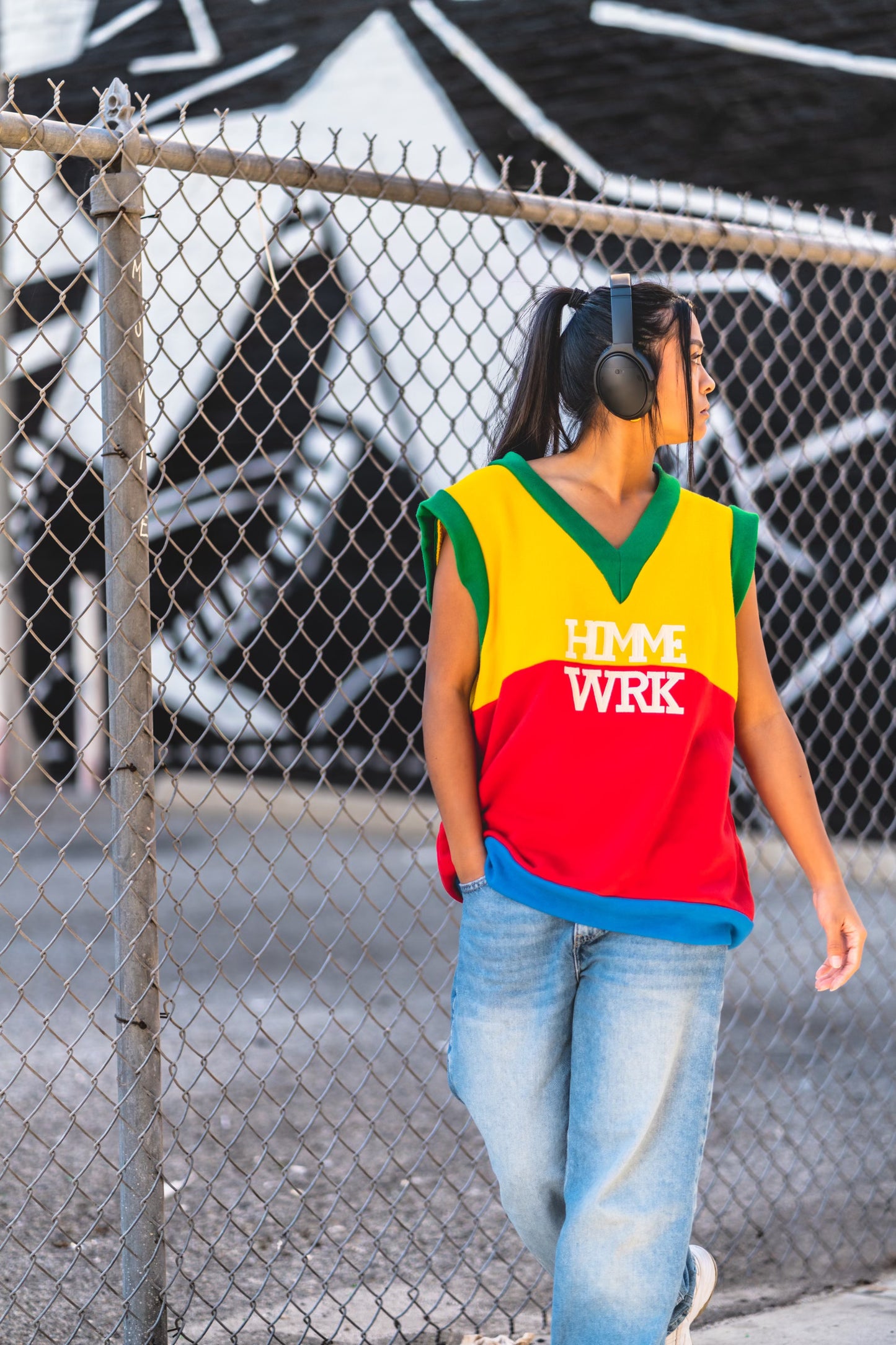 Primary Colour Block Vest