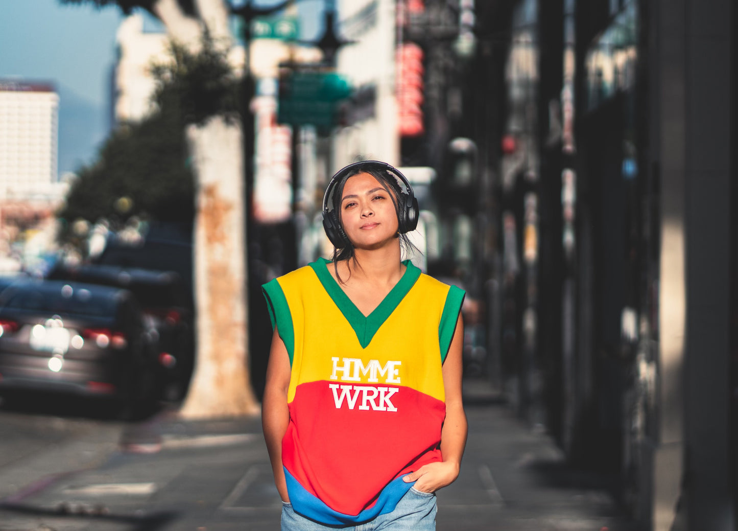 Primary Colour Block Vest