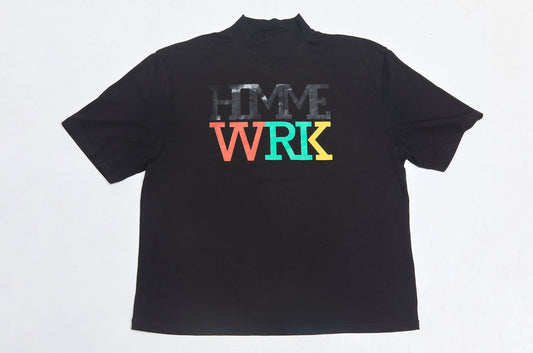 Mock Neck Black Logo Shirt by Trinidad James 